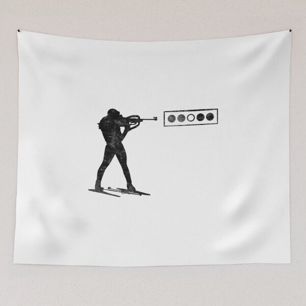 Item preview, Biathlon biathlonist at the shooting range winter sports designed and sold by lsvds.