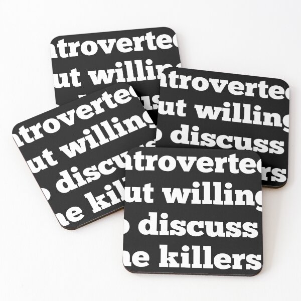 Item preview, Introverted, but willing to discuss the killers designed and sold by TheDesignIgloo.