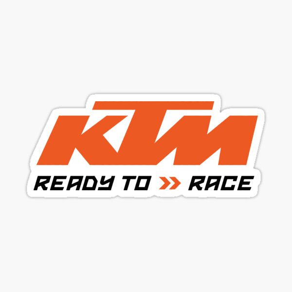 Logo Series Ready to Race Sticker