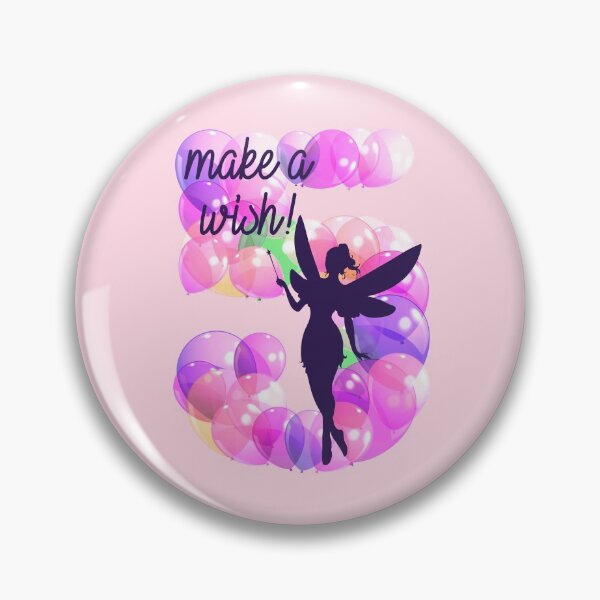 Item preview, Birthday Balloons: 5 - Make a Wish! (Pink on Pink) designed and sold by PawsitiveMum.