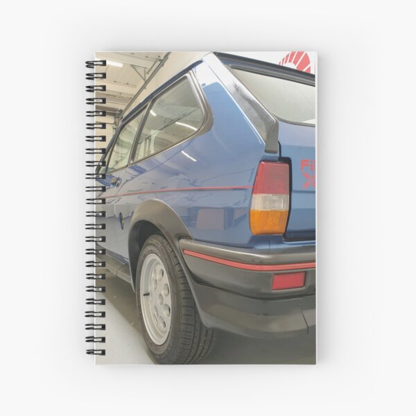 Ford Fiesta MK2 XR2 Rear Angle Spiral Notebook