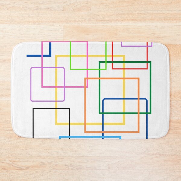 Item preview, Geometrical Pattern,  colorful squares pattern designed and sold by danaJG.