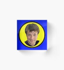Captain Hammer Groupie Acrylic Block