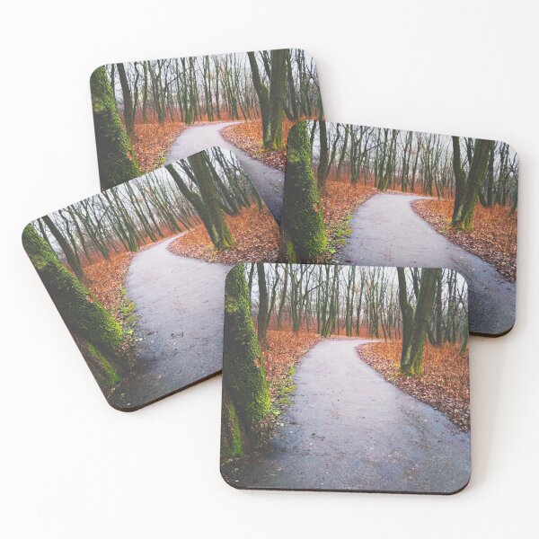 Item preview, Way through a bright autumn forest designed and sold by helenkaiy.