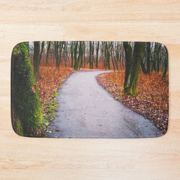 Item preview, Way through a bright autumn forest designed and sold by helenkaiy.