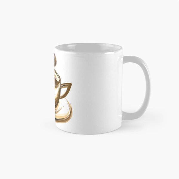 Item preview, Coffee Tea Cafe Espresso, coffee cup brown stripes, brown teacup  designed and sold by Bashar-Design.