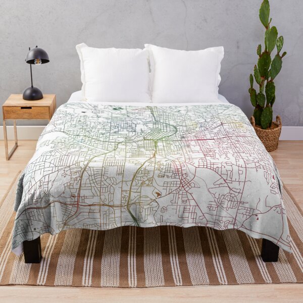 Item preview, Atlanta Watercolor Map by Zouzounio Art designed and sold by zouzounioart.