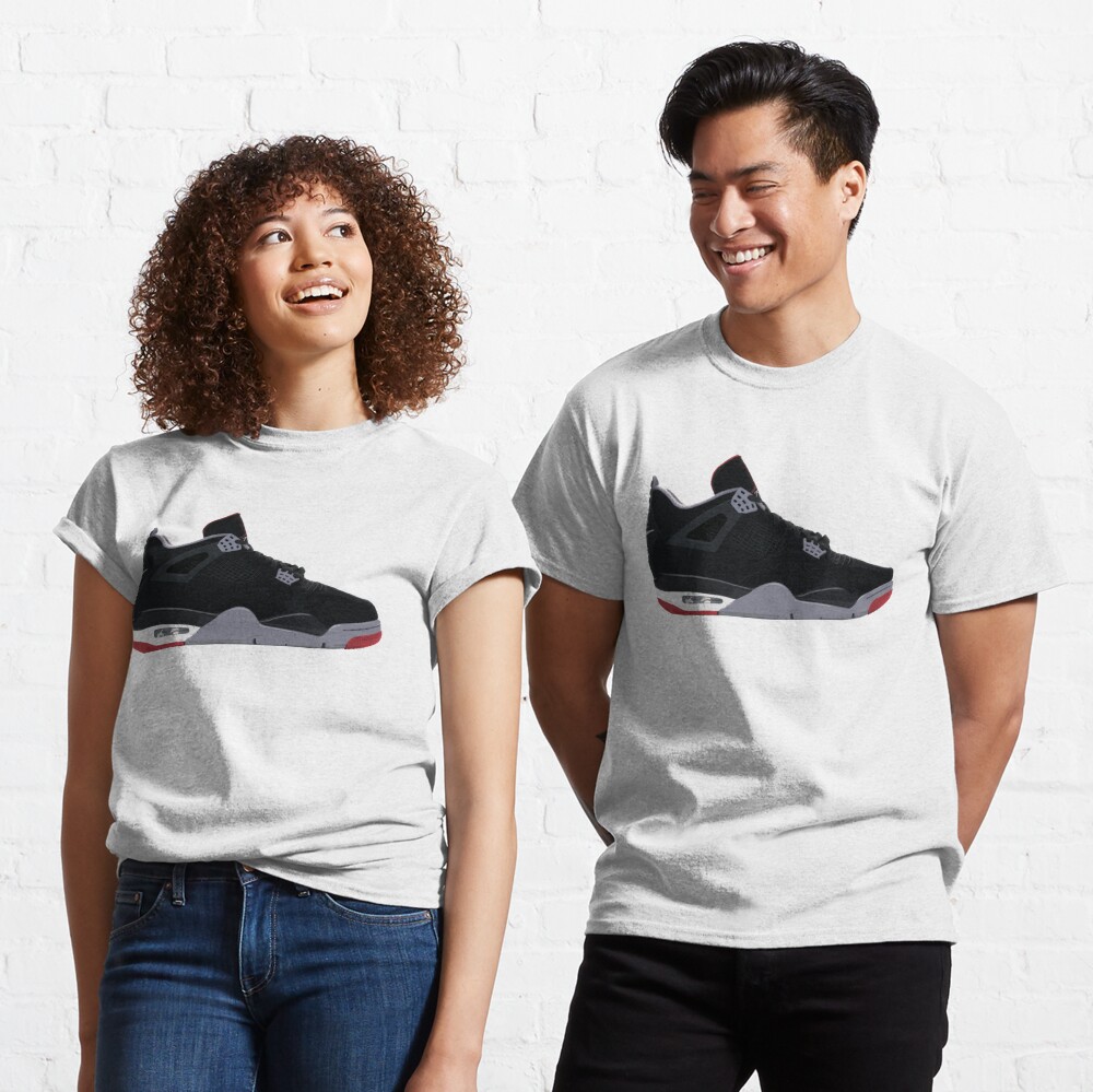 Jordan 4 bred on sale shirt