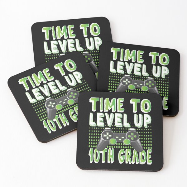 Item preview, Time To Level Up 10th Grade Kids Video Game Theme Party design designed and sold by Grabitees.