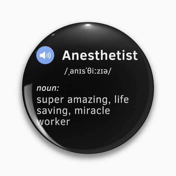 Artikelvorschau, Anästhesist Definition entworfen und verkauft von chi vana.