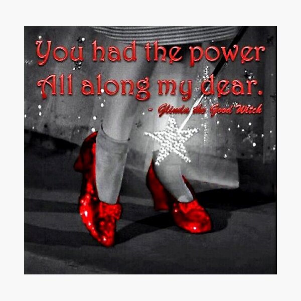 Item preview,  ruby slipper red shoes glinda oz dorothy oz power print mask poster gift designed and sold by mysticladyart.