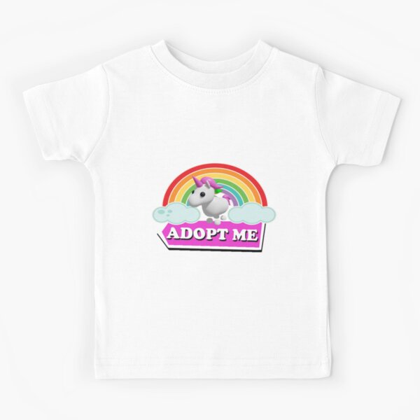 Adopt Me Unicorn Kids T Shirts Redbubble - roblox flee the unicorn onesie