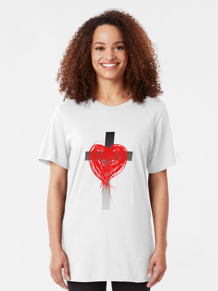 Alternate view of Christian Love Slim Fit T-Shirt
