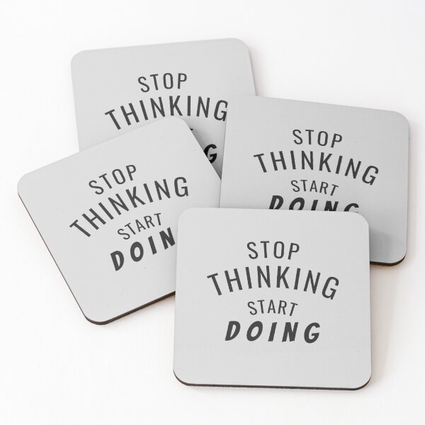 Item preview, Stop Thinking Start Doing designed and sold by Faizacreations.