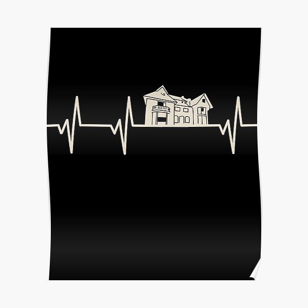 Urban Exploration Heartbeat Pulse Gift For Urban Explorers Poster