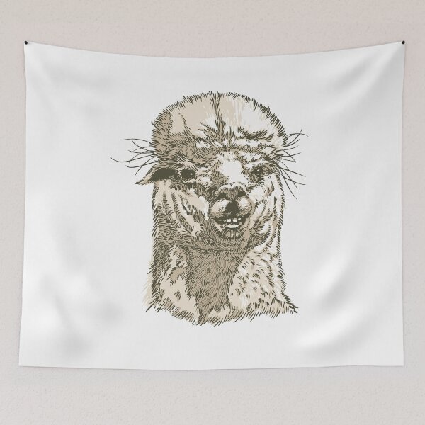 Item preview, Alpaca alpaca head designed and sold by DerSenat.
