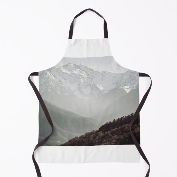 Item preview, Snow Capped Pyrenees Mountains - Misty Nordic Landscape Photography designed and sold by Dan Shachar.