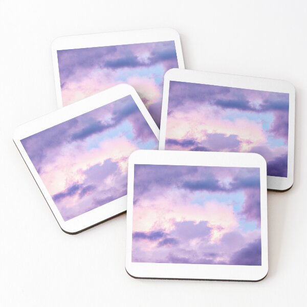 Item preview, Blue sky and purple clouds photography tumblr designed and sold by BlankaDesigns.