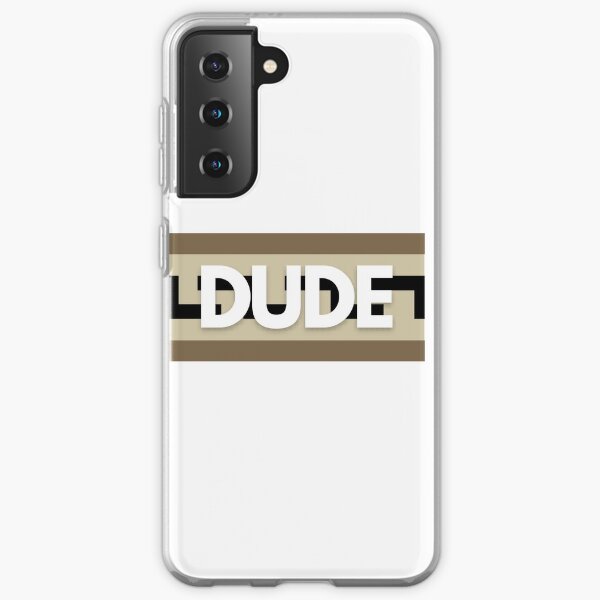 dude logo cardigan Samsung Galaxy Soft Case