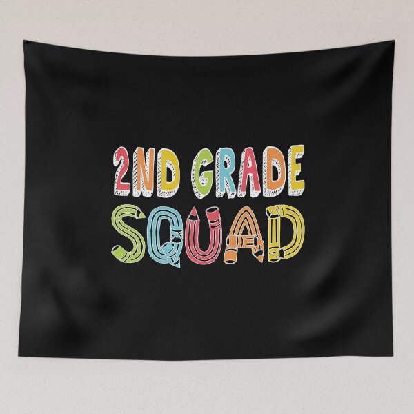 Item preview, 2nd Grade Squad Back To School Second Grade Team Party graphic designed and sold by Grabitees.