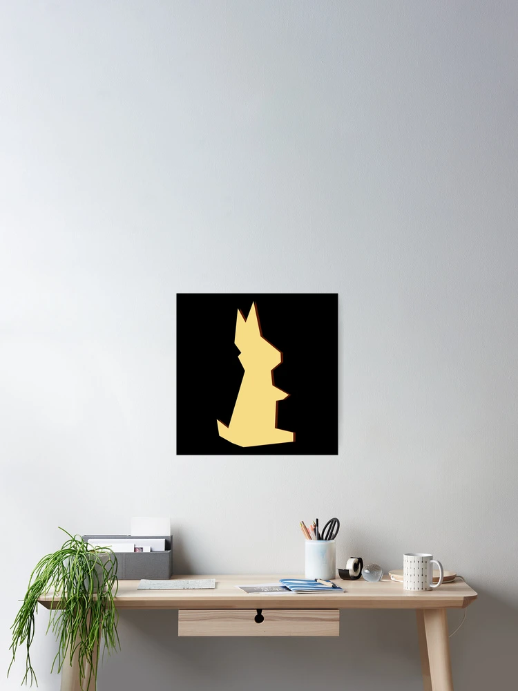 Thumbnail 2 of 3, Poster, Little Rabbit - Origami designed and sold by Patternsonly.