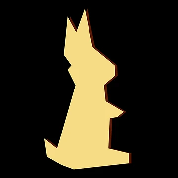 Artwork thumbnail, Little Rabbit - Origami by Patternsonly