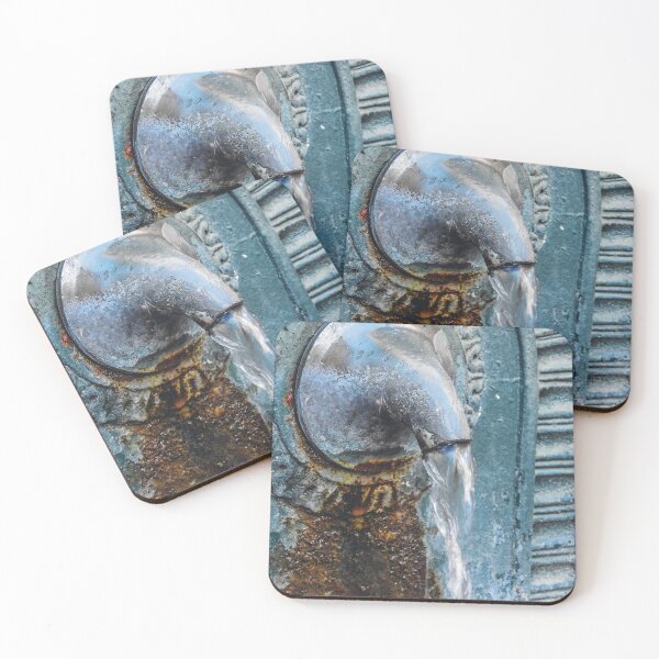 Item preview, Antique Turquoise Water Fountain in France - Rustic Decor designed and sold by Dan Shachar.