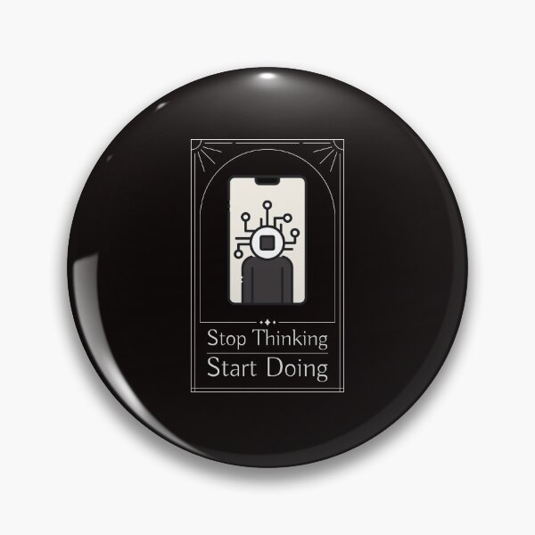 Item preview, Stop Thinking Start Doing designed and sold by Faizacreations.