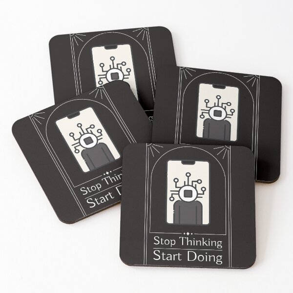 Item preview, Stop Thinking Start Doing designed and sold by Faizacreations.