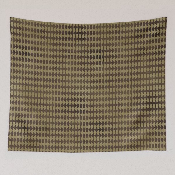 Item preview, Brown and beige distressed diamond pattern designed and sold by AnnieHochmann.