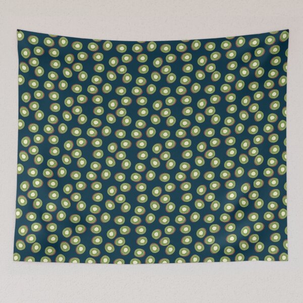 Item preview, Green Kiwi Slices Ornament Pattern designed and sold by SSK Designs.