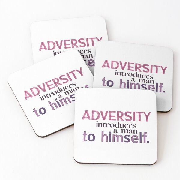Item preview, Adversity introduces a man to himself designed and sold by squishyrainbow.