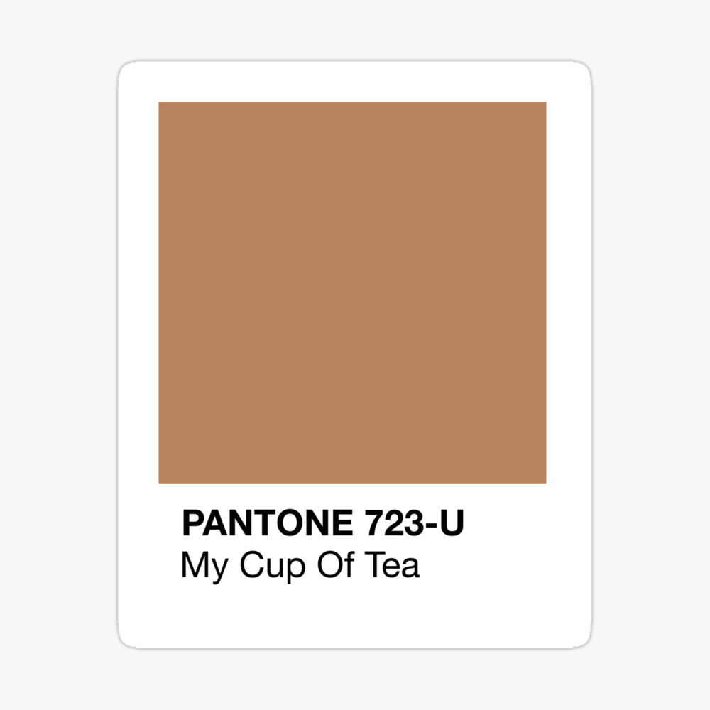 Pantone My Cup Of Tea 723 U Canvas Print For Sale By Maverick 95 Redbubble