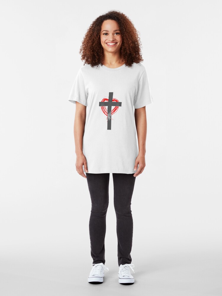Alternate view of Christian Love, IV Slim Fit T-Shirt