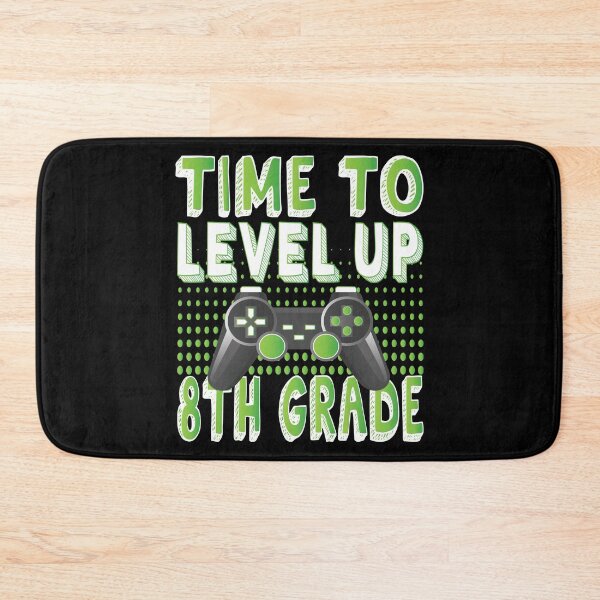 Item preview, Time To Level Up 8th Grade Kids Video Game Theme Party print designed and sold by Grabitees.
