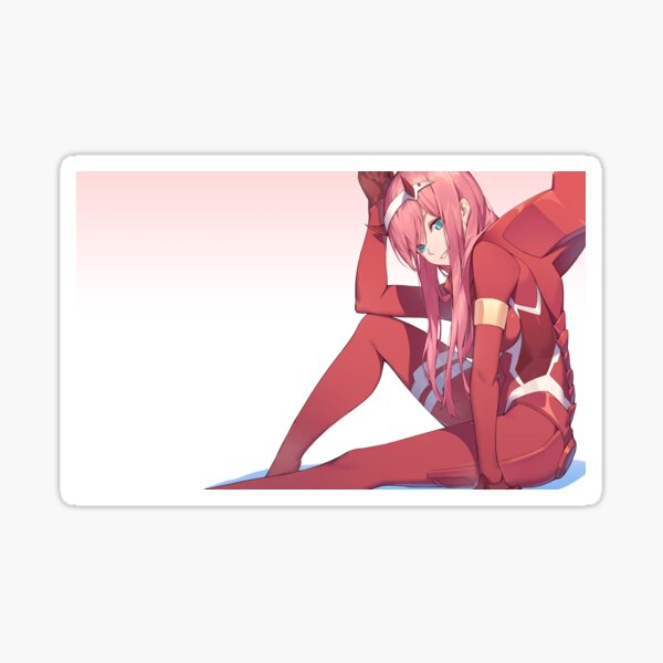 zero two darling in the franxx Sticker