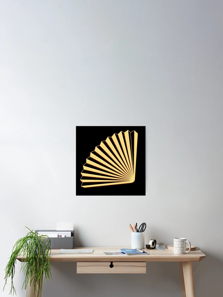 Thumbnail 2 of 3, Poster, Origami Fans designed and sold by Patternsonly.
