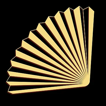 Artwork thumbnail, Origami Fans by Patternsonly