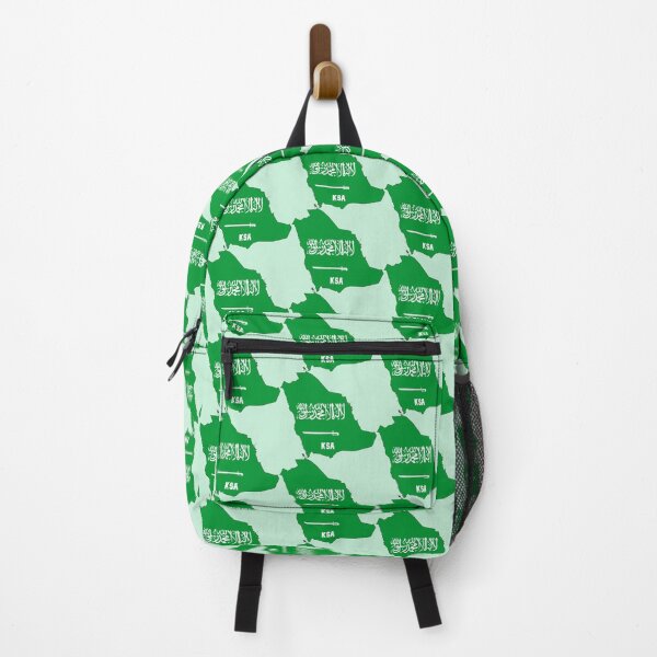 Item preview, Bandera y mapa de arabia saudita designed and sold by Travellerz.