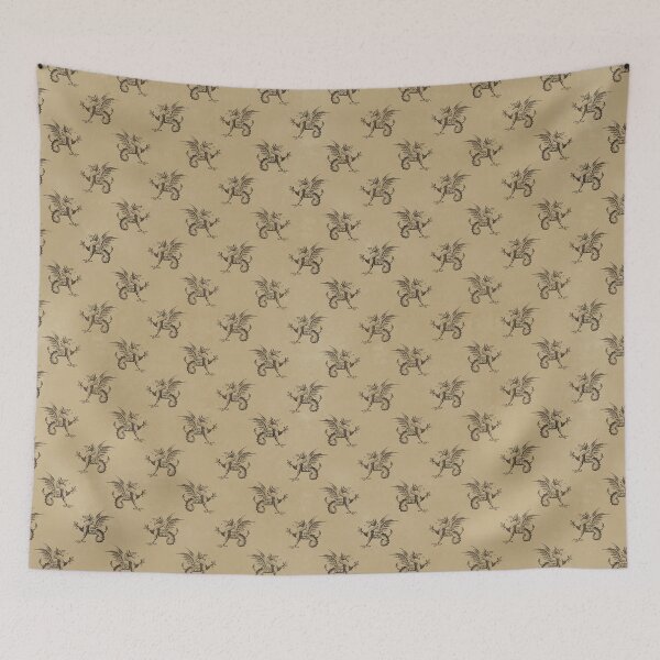 Item preview, Dragons on a brown background 1 designed and sold by AnnieHochmann.