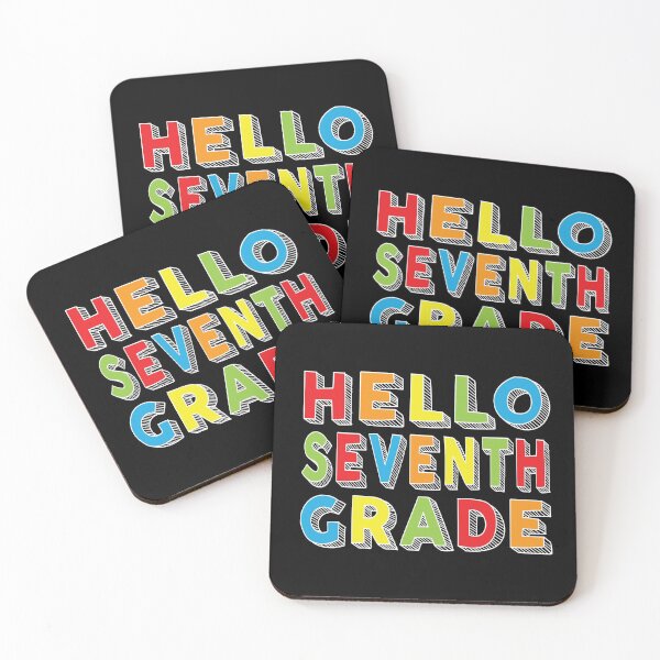 Item preview, Hello Seventh Grade Kids Back To School 7th Grade Team Party design designed and sold by Grabitees.