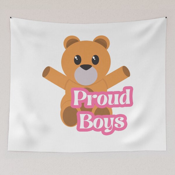 Item preview, Proud Boys Teddy Bear Militia designed and sold by AlienFrogTees.