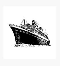 Ocean Liner Photographic Print