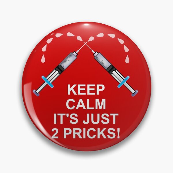 Item preview, Keep Calm its just 2 pricks (with crossed needles) designed and sold by InterestingImag.