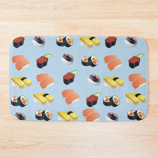 Item preview, Delicious sushi pattern inspired japanese cusine dish  designed and sold by Japanculture.