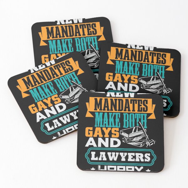 Item preview, New Mandates make both gays and lawyers happy designed and sold by Grinover.