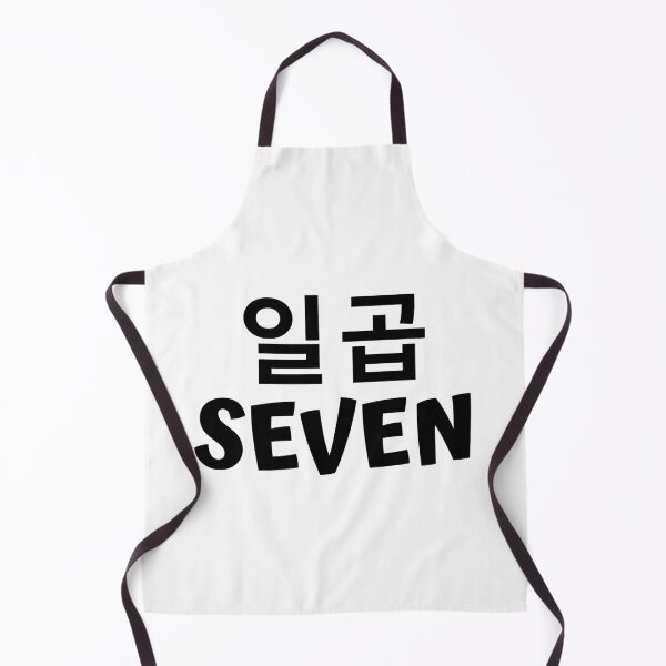 Item preview, Korean Number Seven 일곱 kdrama designed and sold by KdramaSayQuote.