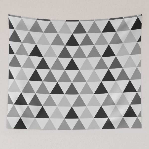 Item preview, Grey and black triangle mosaic pattern designed and sold by Samridhi Verma.