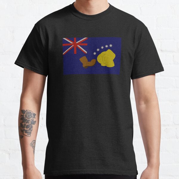 The Simpsons Australian Boot Flag Classic T-Shirt
