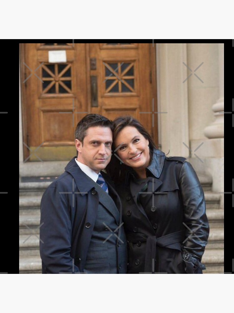 Olivia Benson and Rafael Barba Law and Order SVU Pin